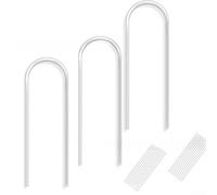 Traliccio per piante in acrilico trasparente, a forma di U, paletti da giardino trasparenti per uso interno ed esterno, resistente alle intemperie, telaio moderno porta vite, gabbia invisibile per