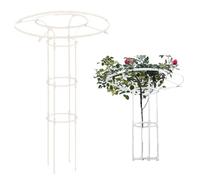 Traliccio per piante rampicanti, 150 cm, supporto da giardino per piselli dolci, rose e verdure, robusto supporto per fiori per decorazione da giardino