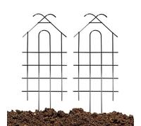 Traliccio per piante rampicanti all'aperto - a gabbia di vite in due pezzi, di supporto alto per rose, struttura di crescita del giardino | Per porta interna del giardino, porta, p