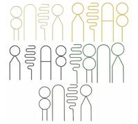 Traliccio per piante rampicanti in metallo robusto fornisce un supporto affidabile per prevenire danni allo stelo e incoraggiare una crescita sana in vasi o giardini (oro)