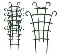 Traliccio per piante, supporto verticale per piante da 25,5 cm, paletti da giardino in PP: pali da arrampicata da 5 pezzi, traliccio impilabile da 100 g, per una crescita rapida in interni ed ex