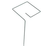 Traliccio per piante utilità, stabile all'usura, resistente all'uso, per interni ed esterni, per fiori, traliccio a cinque punte, stella, luna, cuore, triangolo, esagono, quadrato