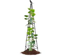 Traliccio per pomodori - Telaio di supporto per piante | Torre obelisco regolabile in metallo antiruggine | Telaio per piante | Supporto testa di per uva, pisello, fagiolo, cetriolo