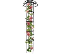 Traliccio per pomodoro, telaio di supporto stabile e resistente al vento, traliccio per piante in vaso, per giardino, aiuola rialzata, patio, balcone, terrazza, casa, cetriolo, frutta, uva