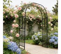Traliccio per Rampicanti Arco per Rose Struttura Resistente e Facile da Montare per Piante Rampicanti Ideale per Creare un Tunnel Spettacolare o una Zone Soggiorno