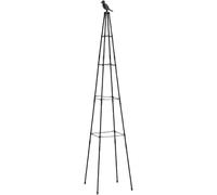 Traliccio piramidale Gabbia Altezza Regolabile | Supporto per Piante Rampicanti da 160 cm per pomodori, uva, cetrioli, piselli, fiori, ortaggi in vaso, dentro e fuori