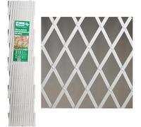 Traliccio Porta Piante E Fiori Estensibile Colore Bianco 3X1 Mt