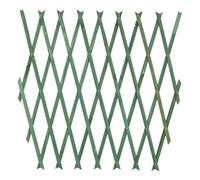 TRALICCIO RETE ESTENSIBILE IN LEGNO VERDE PER PARETE DA GIARDINO PIANTE 180X60cm