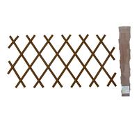 TRALICCIO RETE IN VIMINI BAMBOO 100X200CM ESTENSIBILE MARRONE PIANTE RAMPICANTI