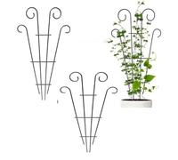 Traliccio Supporto per Piante Rampicanti da Interno Ed Esterno | Traliccio Metallico Espandibile per Piante In Vaso Paletto da Giardino Ideale Per Monstera Piante Medie Per Uso Interno
