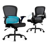 TRALT Sedia da ufficio ergonomica, con supporto per la schiena, sedia da scrivania per casa e ufficio, ampia 150 kg, sedia da ufficio grande e alta, comoda sedia da scrivania per lavoro, studio