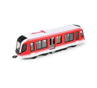 Tram a metallo rossa 20 cm