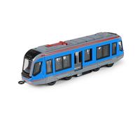 Tram su Ruote Blu in Metallo