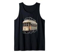 Tram Vintage - Illustrazione Trasporto Classico Canotta
