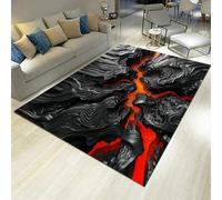Trama Colorata Astratta Morbido Tappeto Per La Cameretta Dei Bambini Con Stampa 3D 80 X 120 Cm - Tappeto Antiscivolo A Pelo Corto - Lavabile - Antimacchia, Non Perde Pelucchi: Ecologico -514500142007