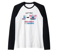 Trama con Twist è Sempre Stato Questo Bellissimo Orgoglio Trans Maglia con Maniche Raglan