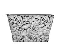 Trama della pelle di serpente, Borsa da toilette Borsa per trucco Borsa per cosmetici Borsa da toilette da viaggio portatile