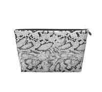 Trama della pelle di serpente, Borsa da toilette Borsa per trucco Borsa per cosmetici Borsa da toilette da viaggio portatile