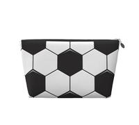 Trama di calcio, Borsa da toilette Borsa per trucco Borsa per cosmetici Borsa da toilette da viaggio portatile