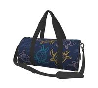 Trama di guscio di tartaruga, Borsone da viaggio di grande capacità Borsa rotonda Borsa da viaggio sportiva Borsa da viaggio Borsa da fitness