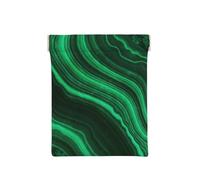 Trama di malachite, Spremere il portafoglio superiore da donna Borsa portaoggetti Piccola portamonete Portamonete
