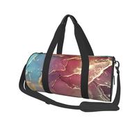 Trama di marmo, Borsone da viaggio di grande capacità Borsa rotonda Borsa da viaggio sportiva Borsa da viaggio Borsa da fitness
