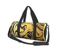 Trama di marmo Rame, Borsone da viaggio di grande capacità Borsa rotonda Borsa da viaggio sportiva Borsa da viaggio Borsa da fitness