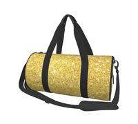 Trama glitter oro, Borsone da viaggio di grande capacità Borsa rotonda Borsa da viaggio sportiva Borsa da viaggio Borsa da fitness