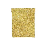 Trama glitter oro, Spremere il portafoglio superiore da donna Borsa portaoggetti Piccola portamonete Portamonete