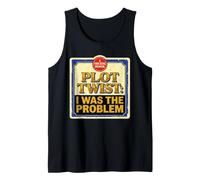 Trama Sarcastic Twist I Was The Problem Funny Book Cover Meme Canotta