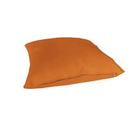 Trama Toscana Cuscino Ecopelle in 29 Colori cm 60x60 sfoderabile Completo di Imbottitura in Fiocco Anallergico Le Altre 2 Misure cm 45x45 e 30x60 Realizzabile Anche su Misura Variante 1120 Orange