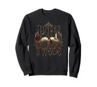 Trama Twist Gothic Book Lover Raven Dark Academia Lettura Felpa