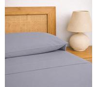 TRAMAS+ Lenzuola Una Piazza e Mezza 100% Cotone 140x200 cm con 2 Federe | Completo letto 100% cotone con lenzuolo sopra, sotto con angoli e 2 federe. Morbido, traspirante e confortevole.