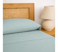 TRAMAS+ Lenzuola Una Piazza e Mezza 100% Cotone 140x200 cm con 2 Federe | Completo letto 100% cotone con lenzuolo sopra, sotto con angoli e 2 federe. Morbido, traspirante e confortevole.
