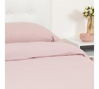 TRAMAS+ Set Copripiumino Matrimoniale 240x220cm, 100% cotone, Copripiumino e 2 federa da letto 55x80cm, Certificata STANDARD 100 by OEKO-TEX - Malva