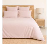 TRAMAS+ Set Copripiumino Piazza e Mezza 220x220cm, 100% cotone, Copripiumino e 2 federa da letto 55x80cm, Certificata STANDARD 100 by OEKO-TEX - Malva