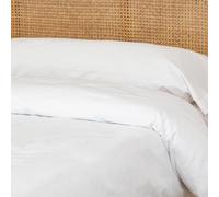 TRAMAS+ Set Copripiumino Piazza e Mezza 220x220cm, 100% cotone, Copripiumino e 2 federa da letto 55x80cm, Certificata STANDARD 100 by OEKO-TEX - Bianco