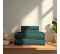 TRAMAS+ Set di asciugamani Premium 700gr 4 pezzi, 100% cotone, 2 asciugamani 50x100 cm e 2 asciugamani da bagno 70x140cm, extra morbidi, ad asciugatura rapida e ad alto assorbimento - Verde Menta