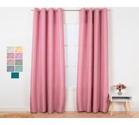 TRAMAS+ Tende per interni,1 pezzo, Tende semi trasparenti per il soggiorno e la camera da letto 140x300cm, con occhielli, camera da letto, bambini, giovani e adulti e sala da pranzo -Malva