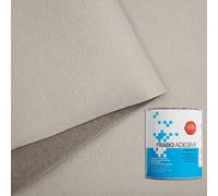 TRAMATESSILE Tessuto Cielo Auto compatibile con Audi/VW Mercedes BMW (2,50x1,50mt+1 Colla Barattolo, Panna)