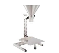 Tramoggia d'alimentazione dell'acciaio inossidabile con il sostegno, altezza regolabile, per l'imballaggio della polvere, del liquido e del granulo