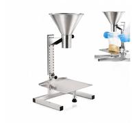 Tramoggia Per Imballaggio Alimentare Resistente Con Supporto, Riempitrice Per Sacchetti Sottovuoto Regolabile, Kit Di Strumenti Per Cono Di Erogazione In Metallo A Bocca Larga Per Buste