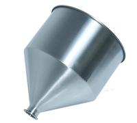Tramoggia per riempitrice di pasta liquida, Imbuto ad alta resistenza 10-50 L, tramoggia per macchina riempitrice pasta liquida 304, strumento per riempimento liquidi(30l,50,5mm)