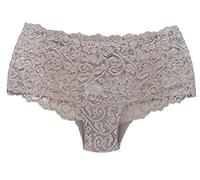 Tramonte Culotte Slip Mutanda Donna in Pizzo Splendid S.725 Fango (Fango, 5-XL)