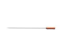 Tramontina 29810/130 - Spiedino in Legno Naturale, 75 cm, Colore: Argento/Marrone