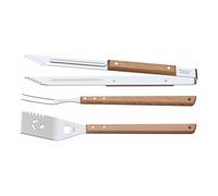 Tramontina Barbecue Set Attrezzi 3 Pezzi - per IN Legno Spatola/Forchetta /