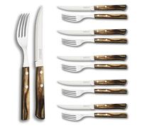 Tramontina Churrasco 12 Pezzi Set Posate - Bistecca / Pizza Coltelli E Forchette