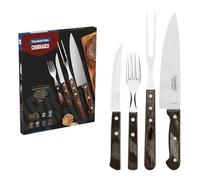Tramontina Churrasco Barebecue - Set da 14 pezzi con coltelli da bistecca e coltello da cuoco