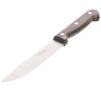 Tramontina Coltello Cucina con lama in acciaio inossidabile e manico in legno trattato 15 cm - Polywood Castaño