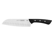 Tramontina coltello santoku Solutta acciaio inox nero 18 cm